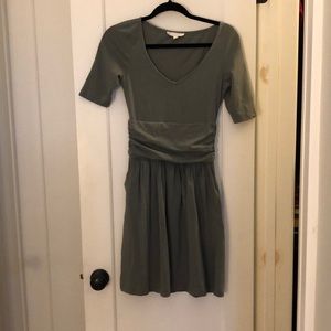 Synergy brand cotton stretch dress with pockets